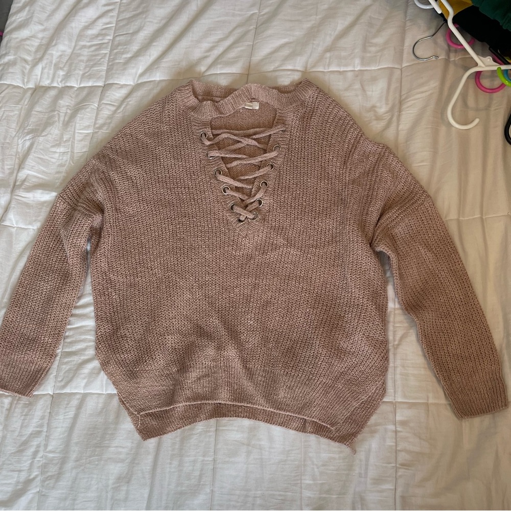 Light pink sweater, size small